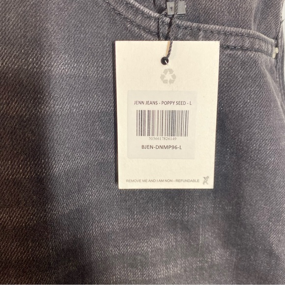 NWT Peachy Den The Jenn Jeans Tobacco black low rise trendy y2k sexy size large - Picture 3 of 11